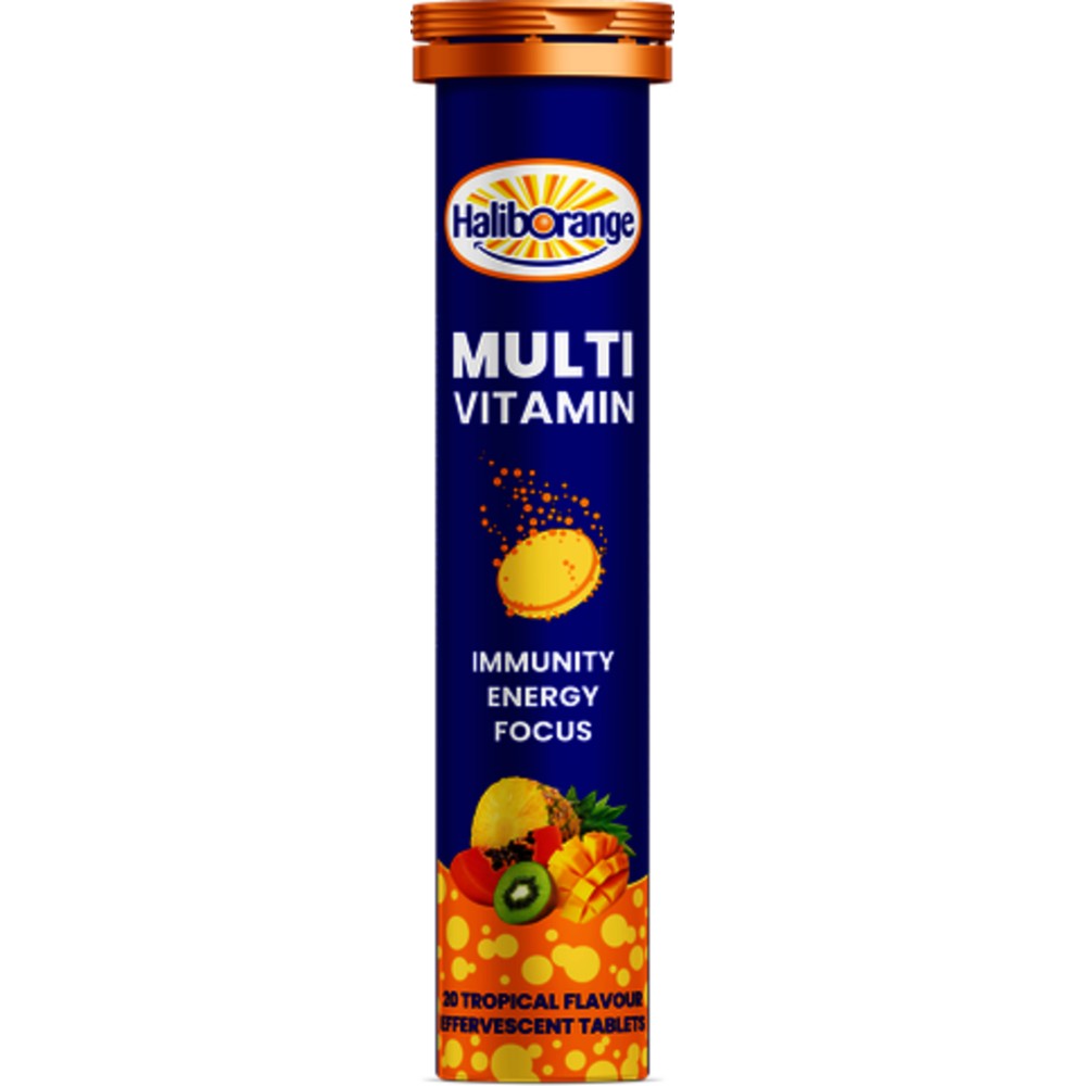 Haliborange Multivitamin  Effervescent Tablets Tropical