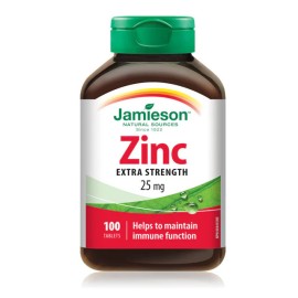 Jamieson Zinc 25mg Tablets 100's