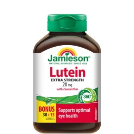 Jamieson Lutein 20mg Soft Gels 45's