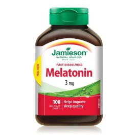 Jamieson Melatonin 3mg Fast Dissolving Tablets 100's