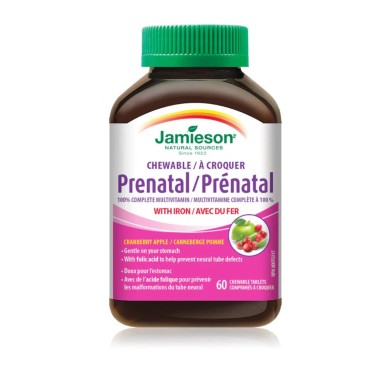 Jamieson Prenatal Chewable Tablets 60's