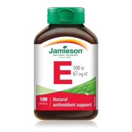 Jamieson Vitamin E 100IU/67MG AT Softgels 100's