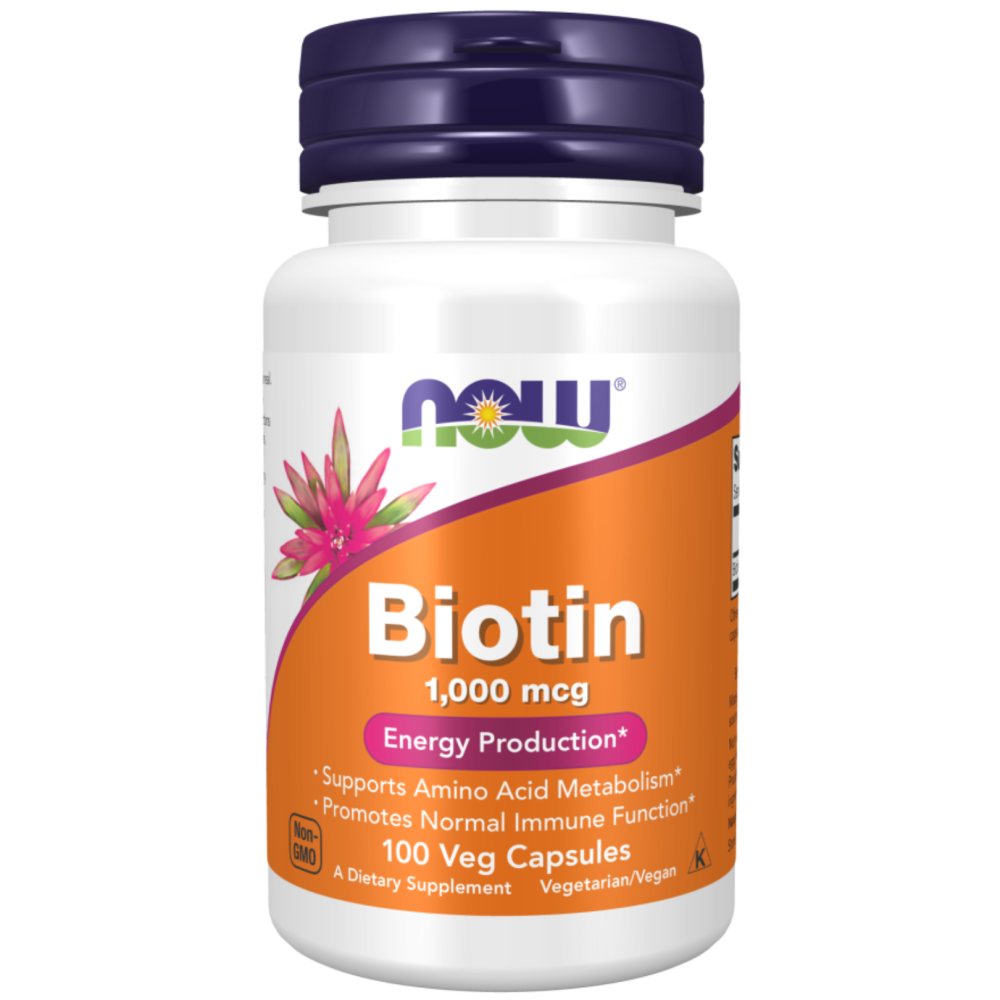 Now Biotin 1000mcg Vitamins 100s