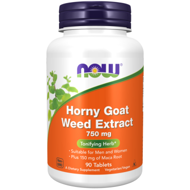 Now Horny Goat Weed Extract 750mg Tablets 100's