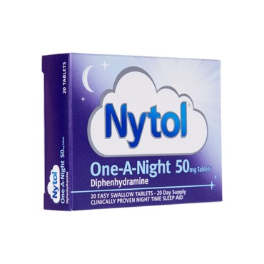 Nytol 50mg (once A Night ) Caplets 20's