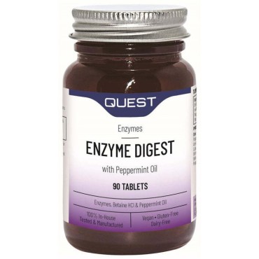 Quest Enzyme Digest With Peppermint Oil 90's