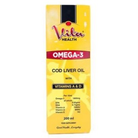 Vitahealth Omega 3 Cod Liver Oil 200ml