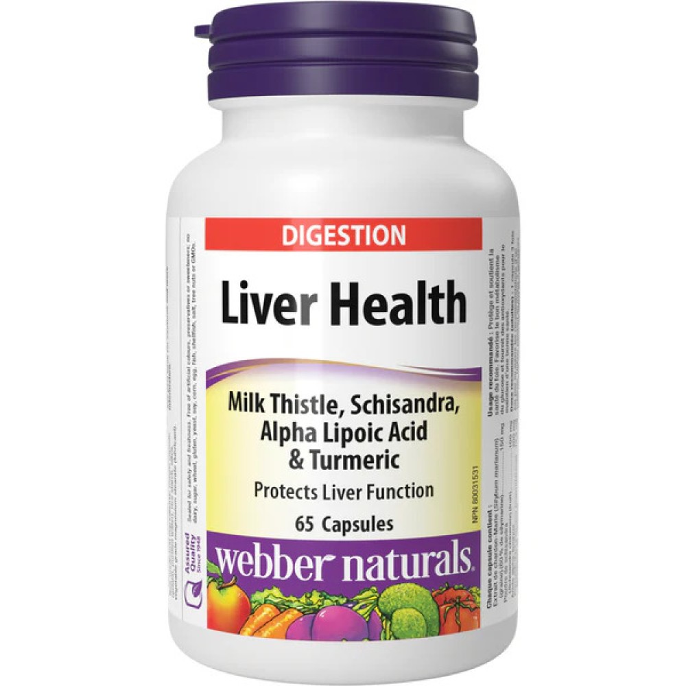 Webber Naturals Liver Health Capsules 65's