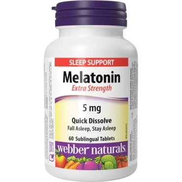 Webber Naturals Melatonin 5mg Time Release Tablets 60's