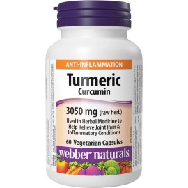 Webber Naturals Turmeric Curcumin 3050mg Capsules 60's