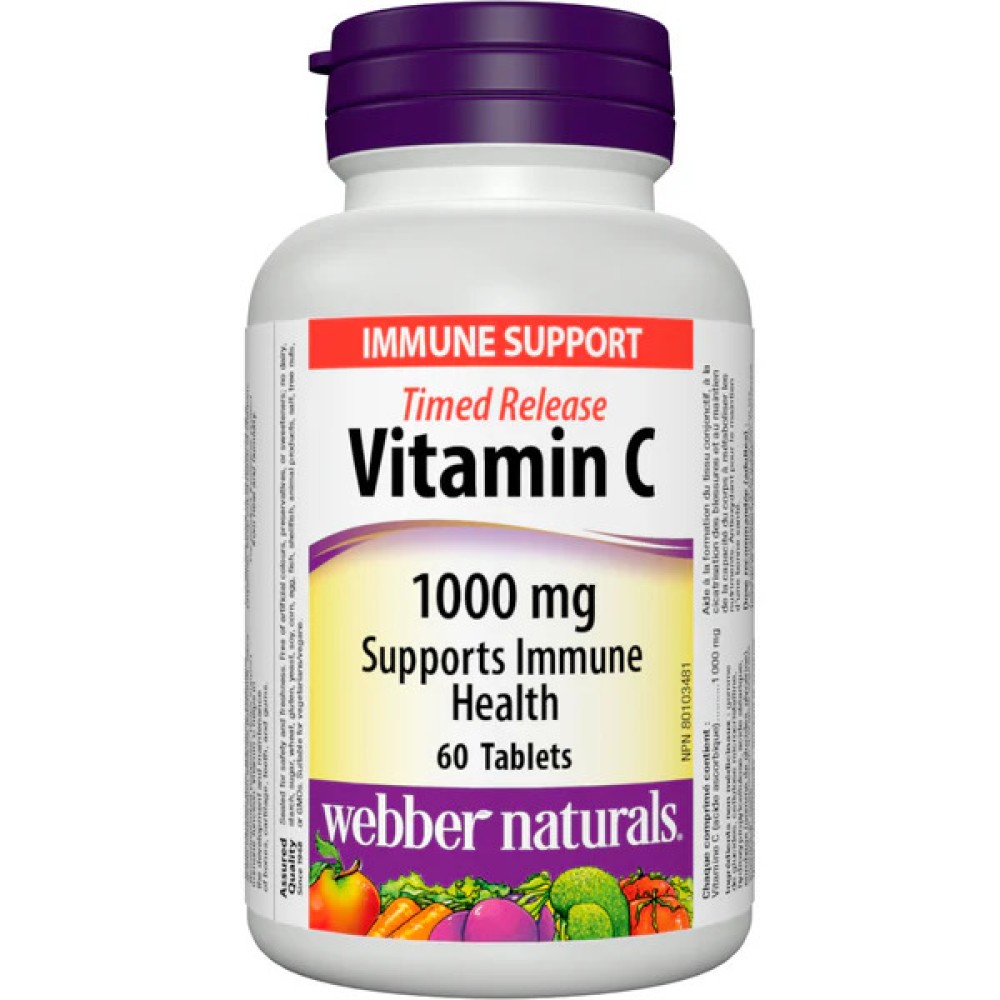 Webber Naturals Vitamin C 1000mg Time Release Tablets 60's