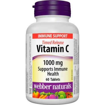 Webber Naturals Vitamin C 1000mg Time Release Tablets 60's