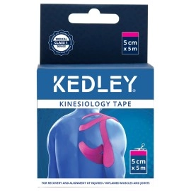 Kedley Kinesiology Tape (5cm x 5m) Pink