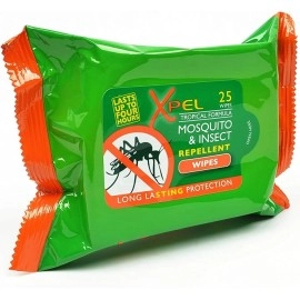 Xpel Topical Formula Mosquito & Insect Repellent Wipes 25's