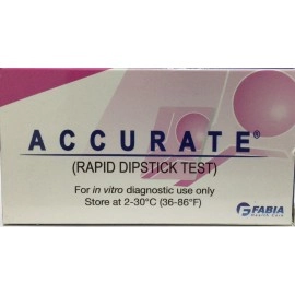 Accurate Malaria Rapid Deep stick Test Cassette 1's