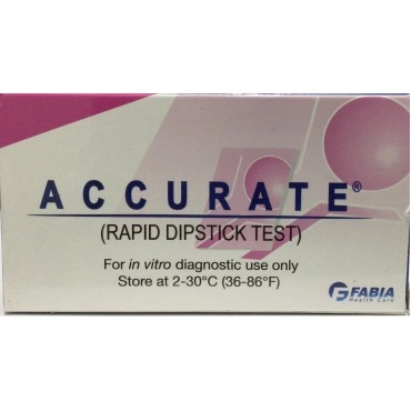 Accurate Malaria Rapid Deep stick Test Cassette 1's