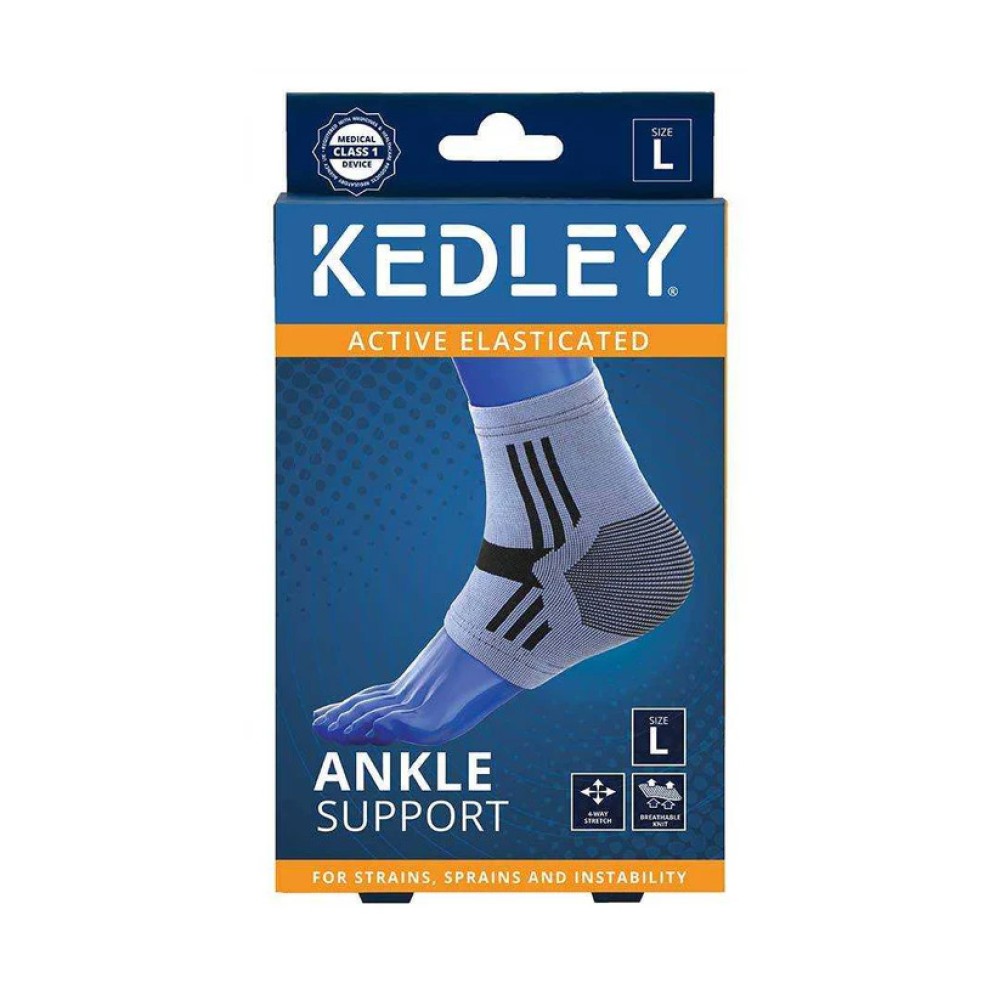 Kedley Active Elasticated Ankle Support -Size Medium