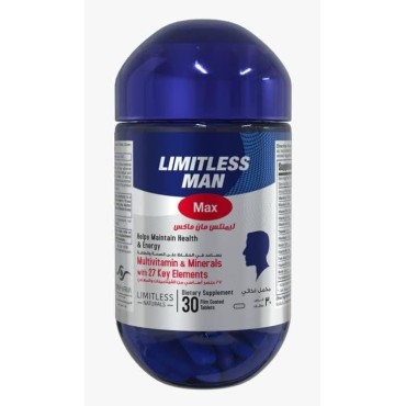 Limitless Man Max Tablets 30's