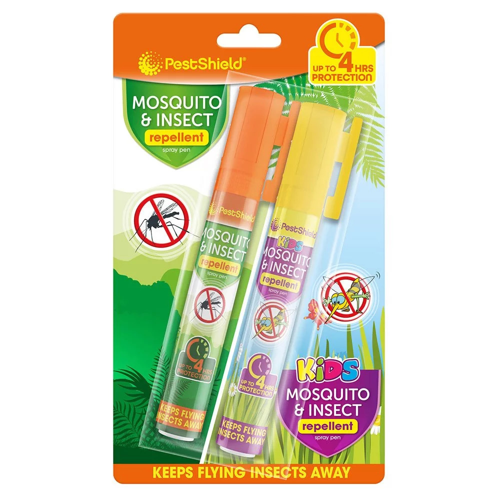 PestShield Mosquito & Insect Repellent Spray Pens 10ml 2's