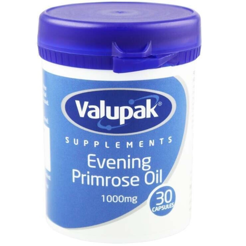 Valupak Evening Primose Oil 1000mg 30's