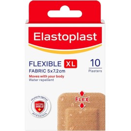 Elastoplast- Knee And Elbow Fabric Large  Plasters 10's