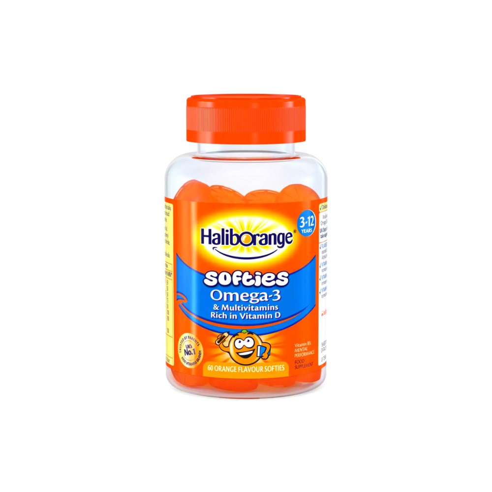 Haliborange Omega 3 & Multivitamins Orange Flavour Softies 30's