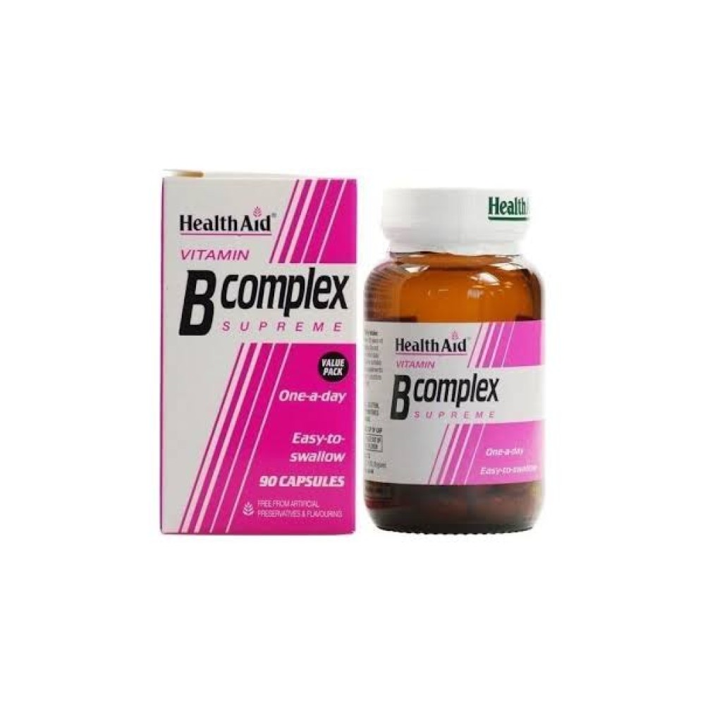 Health Aid Vitamin B Complex Supreme Capsules 90's