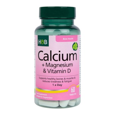 H & B Calcium + Magnesium & Vitamin D Tablets 60's