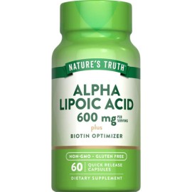 Nature's Truth Alpha Lipoic Acid 6000mg with Biotin 60's