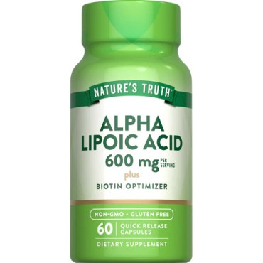 Nature's Truth Alpha Lipoic Acid 6000mg with Biotin 60's