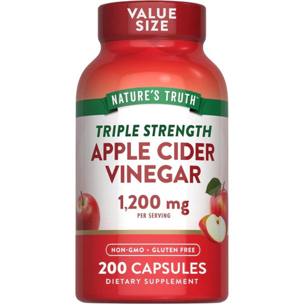 Nature's Truth Apple Cider 1200mg Capsules 60's