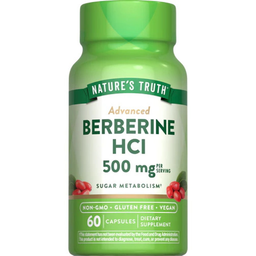 Nature's Truth Berberine 500mg Capsules 60's