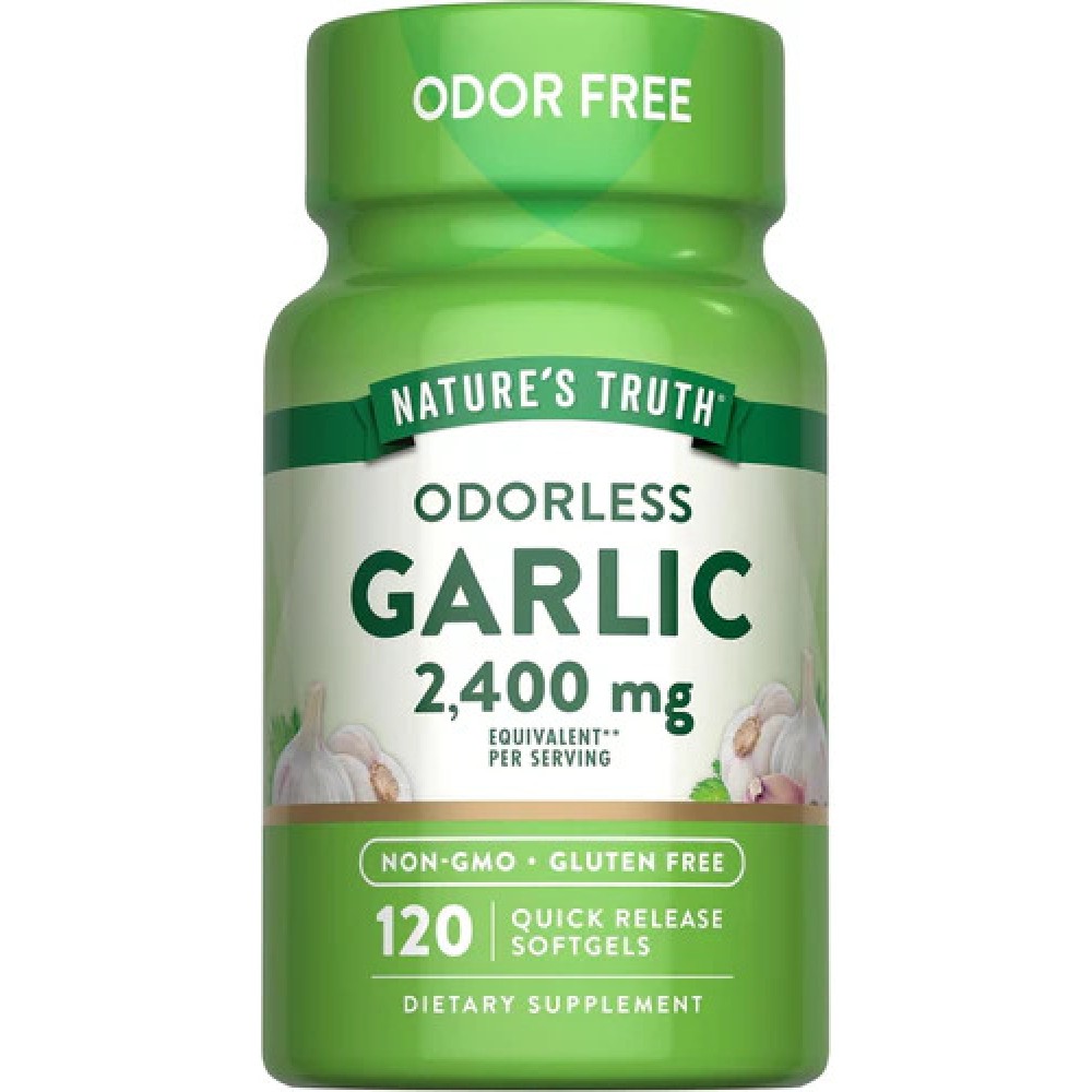 Nature's Truth Odorless Garlic 2400mg Softgels 120's