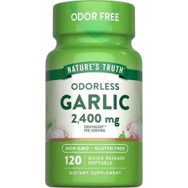 Nature's Truth Odorless Garlic 2400mg Softgels 120's