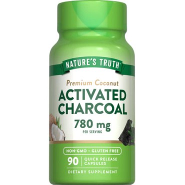 Nature's Truth Activated Charcoal 780mg Capsules 90's