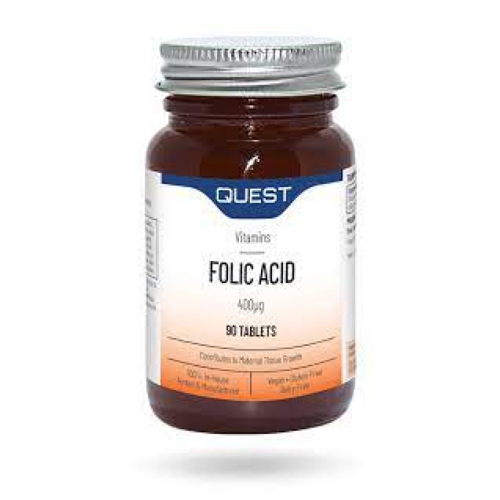 Quest Folic Acid 400mcg 90's