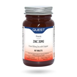 Quest Zinc Citrate 30mg Plus Copper 15mg 30's
