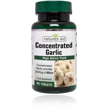 Nature's Aid Garlic Concentrated 200ui 90's