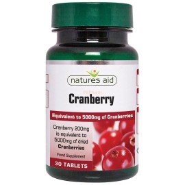 Nature's Aid Cranberry 200mg 90's