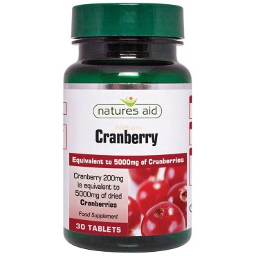 Nature's Aid Cranberry 200mg 90's