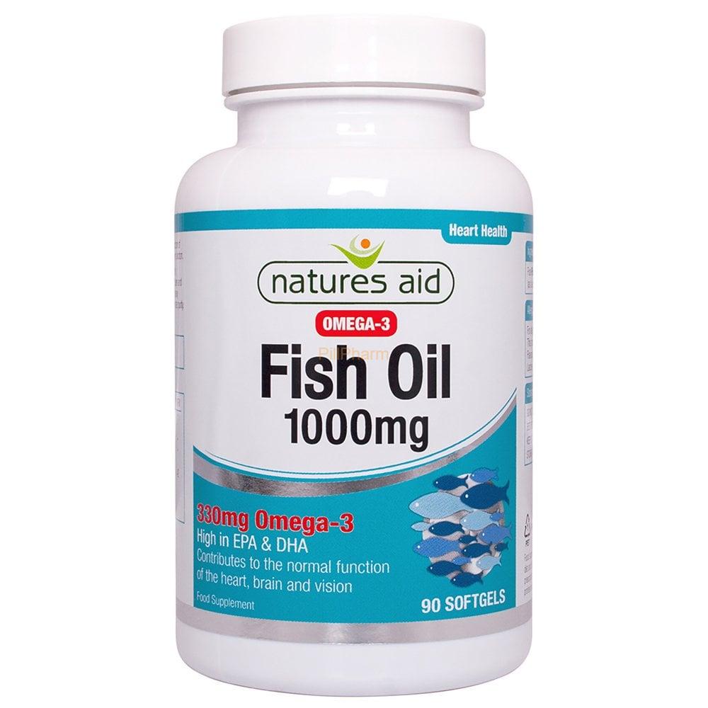 Nature's Aid Fish Oil 1000mg (Omega 3,6,9) 90's