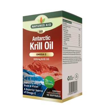 Nature's Aid Krill Oil 500Mg 60's