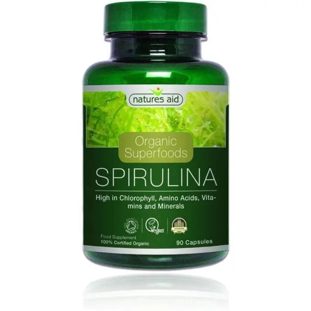 Nature's Aid Spirulina 500mg Organic 90's