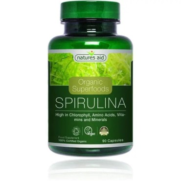 Nature's Aid Spirulina 500mg Organic 90's