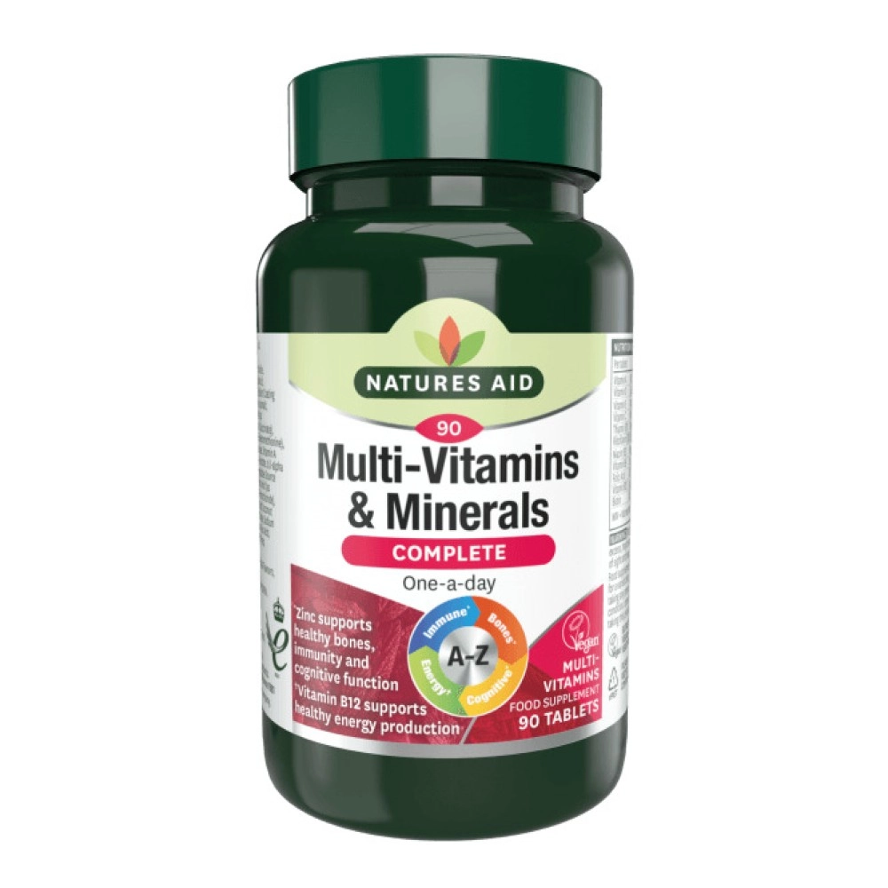 Nature's Aid Complete Multi-Vitamins And Minerals 90's