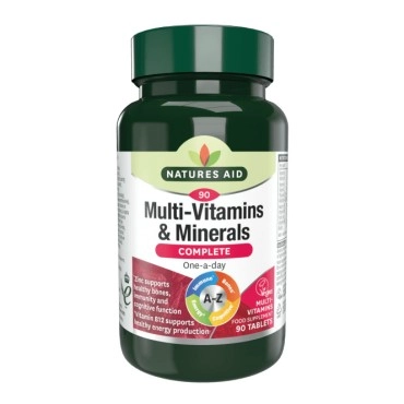 Nature's Aid Complete Multi-Vitamins And Minerals 90's