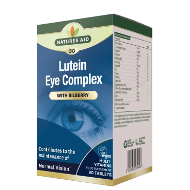 Nature's Aid Lutein Eye Complex With Lutein, Bilbery & Alpha Lipoic Acid 90's