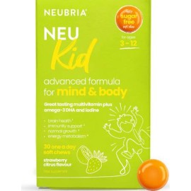 Neubria Neu Kid Advanced Formula For Mind And Body 3 - 12 Yrs 30 Soft Chews