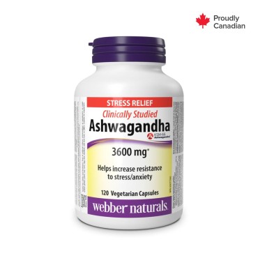 Webber Naturals Ashwagandha 120 Capsules