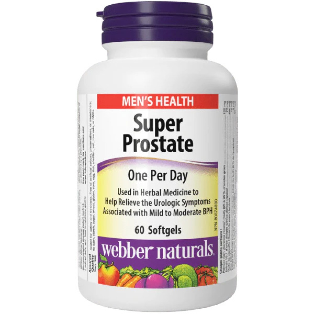 Webber Super Prostrate Extra Strength Softgels 60's